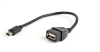 Адаптер USB2.0 Af-miniB Cablexpert A-OTG-AFBM-002 - 0.15 м.