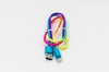Кабель USB шнур веревочный радуга Айфон