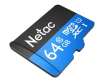 Карта п. NETAC micro 64GB SD Cl10 ECO W/O