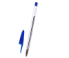 Ручка шариковая 0,7 мм, стерж. синий, корпус прозр.