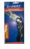 Нож для гипсокартона складной X-PERT XP-FK1021 18 мм+2 лезвия,с фиксатором положения