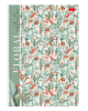 Тетрадь А4 80 л "FLORAL" клетка гребень 082972