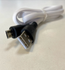 Кабель USB шнур силикон плоский Микро