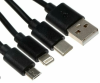 Кабель USB шнур силиконовый 3в1 (UN-719, 746, no name))