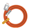 Кабель USB шнур силикон 6мм 1м. Айфон