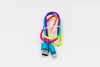 Кабель USB шнур веревочный радуга Айфон