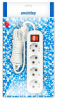 Удлинитель-сетевой Smartbuy 16A 4роз, 2м. с выкл. 81888