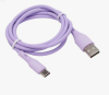 Кабель USB шнур силикон 6мм 1м. TYPE-C (742)