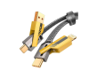 Кабель USB шнур k-299 4в1 (USB ,айфон, Type-C)