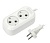 Удлинитель-сетевой Smartbuy 10A 2роз, 3м. 76799
