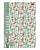 Тетрадь А4 80 л "FLORAL" клетка гребень 082972