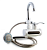 Водонагреватель J408 Instant Electric Heating Water Faucet кран проточный с душем