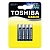 Элемент питания Toshiba LR03 4BL
