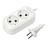 Удлинитель-сетевой Smartbuy 10A 2роз, 3м. 76799